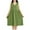 Green, variant on Women's V Neck Sundress Button Sleeveless Loose Casual Gauze Boho Dresses Beach Cruise Vacation Midi Flowy Dress