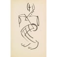 thumbnail image 2 of Henri Gaudier-Brzeska 11x14 Black Ornate Wood Framed Double Matted Museum Art Print Titled: Female Dancing Figure (1910 - 1915), 2 of 5