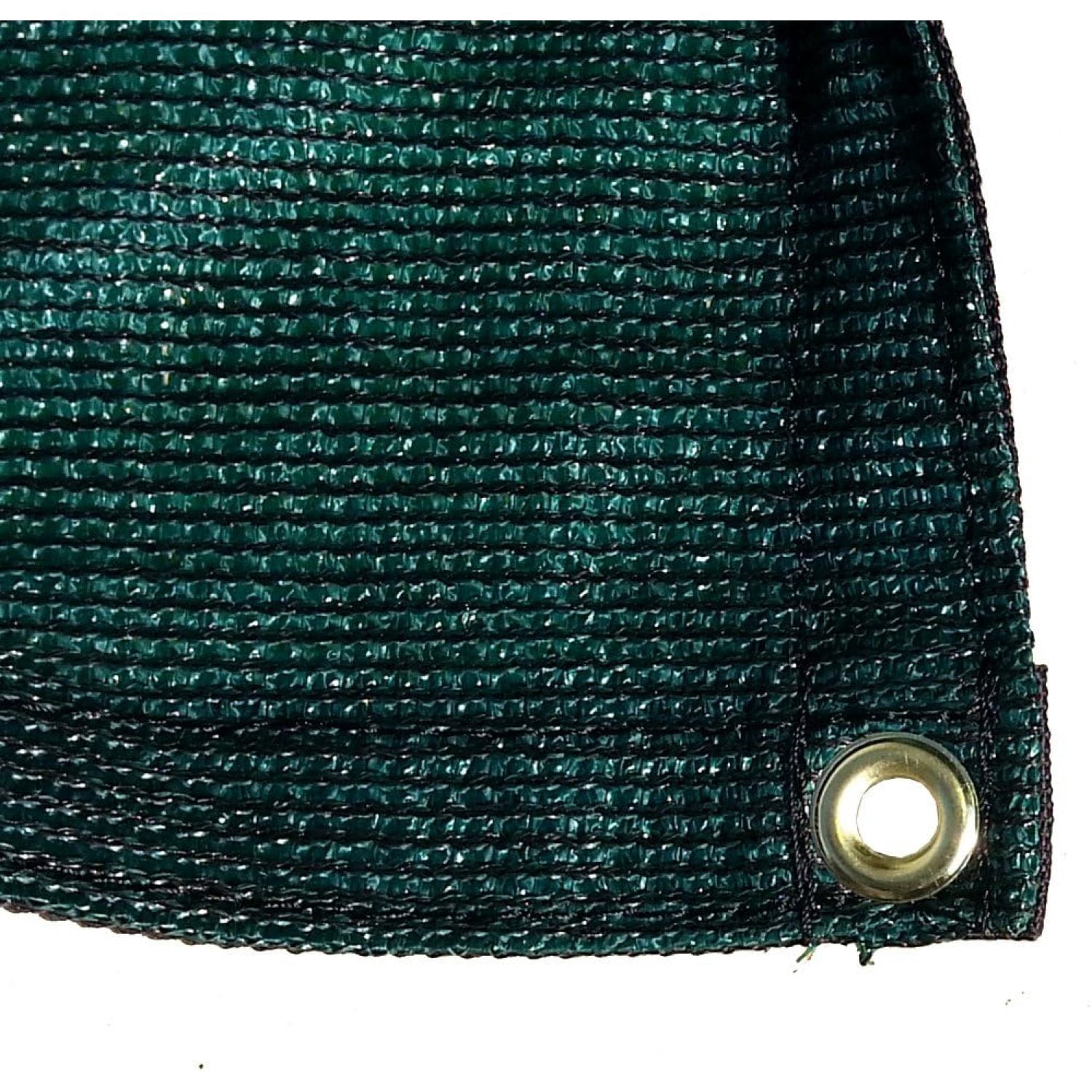 Shady green color, 6 ft. x 20 ft. - Premium 90% Shade cloth, shade sail, sun shade, creating instant cool shade area, suitable for backyard, camping, parking, greenhouse, kennel, construction, etc.