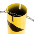 thumbnail image 4 of 36" x 5-1/2", Steel Bollard With Removable Plastic Cap & Chain Slots, Existing Concrete, 4 of 5