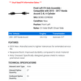 thumbnail image 2 of Front Left CV Axle Assembly - Compatible with 2015 - 2017 Honda Accord 2.4L 4-Cylinder 2016, 2 of 2