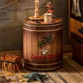 thumbnail image 3 of Cilek Kids Room Pirate Storage Wood Coconut Nightstand and Toy Box in Dark Brown, 3 of 4