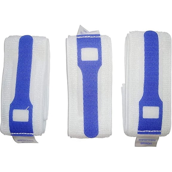 ViDava 3 Pack Foley Catheter Leg Strap, with Silicone to Reduce Slipping, Secure Your Urinary Catheter with ViDava Catheter Straps 23" Long x 2" Wide