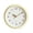 Yellow, variant on CoudarTitie Circular wall clock, contemporary design, for use in kitchen, bedroom and living Yellow