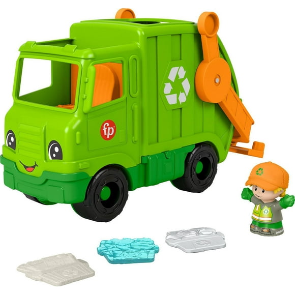 Fisher-Price Little People Camion de recyclage musical, 5éléments Âges 1+