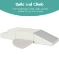 thumbnail image 2 of Best Choice Products Soft Foam Climbing Blocks for Toddlers, 4-Piece Play Set, Easy-Clean Vinyl - Neutral, 2 of 7
