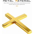 thumbnail image 3 of 2PCS 3D Cross Stickers, Car Accessories Decals, Self-Adhesive Cross Metal Car Badge, 2.5"×1.8" Cross Jesus Car Decal, Suitable for Trunk Tailgate Side Decoration (Black), 3 of 10