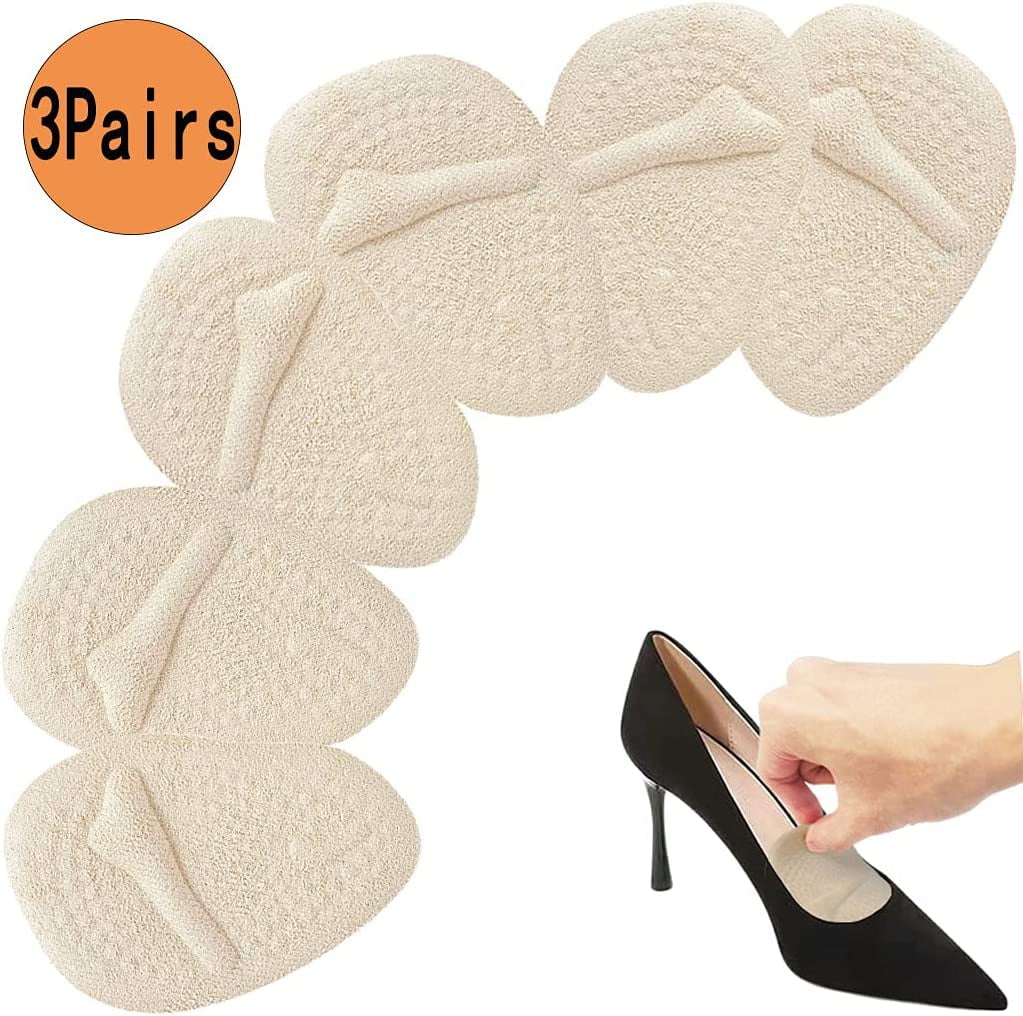3 Pairs Metatarsal Pads for Women, Professional Reusable Silicone Ball