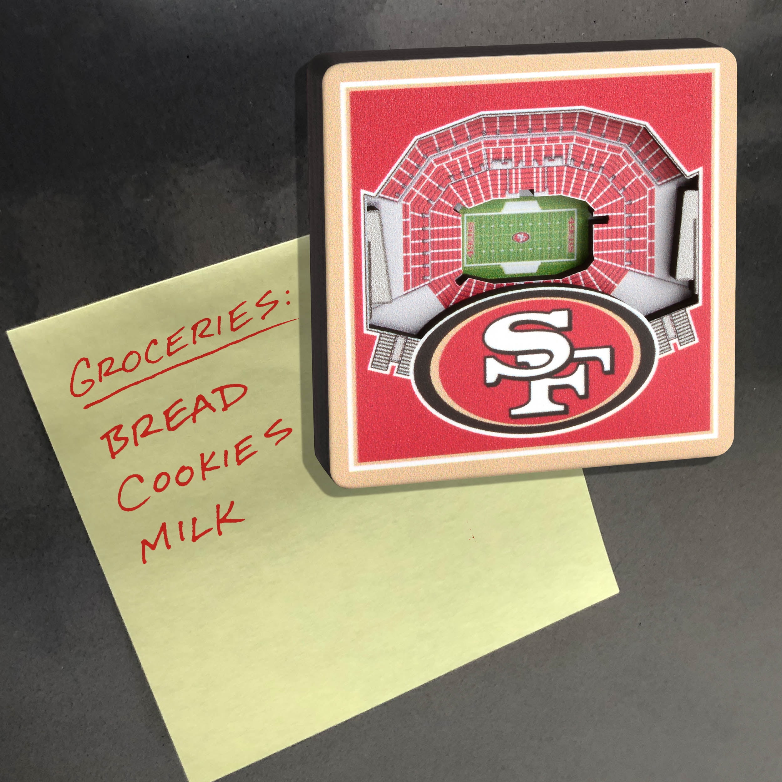 YouTheFan NFL San Francisco 49ers 3D StadiumView Magnet