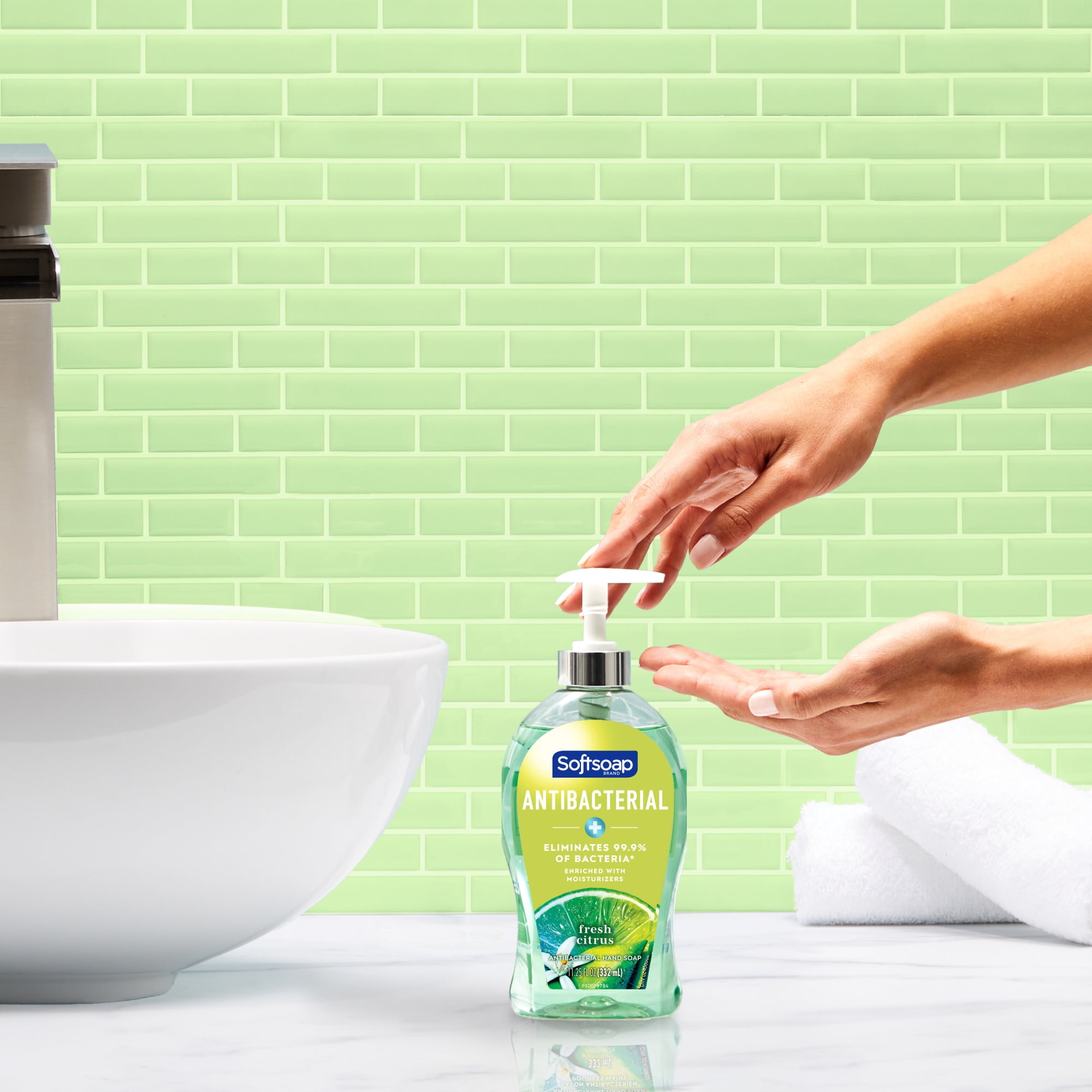 11.25 oz. Pump Bottle Antibacterial Hand Soap - Fresh Citrus Scent (6/Carton)