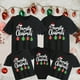 thumbnail image 1 of Ropa a juego para la familia en Navidad 2024, camisetas de manga corta para padre, madre, niños y bebés, ropa de fiesta, atuendos con apariencia familiar, 1 of 5