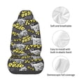 thumbnail image 4 of Fotbe White Retro Off-Road Vehicle Funda para Asiento de Auto con Estampado – Impermeable y Antisudor – Ajuste Universal, Lavable a Máquina, Antideslizante (1 Pieza), 4 of 5