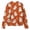 Orange, variant on FSAGAE Women's Knit Cardigan Sweater Long Sleeve Button Down Pumpkin Graphic Print Orange S Casual Fall Halloween Outerwear Top