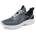 thumbnail image 1 of Mocasines informales para hombre, zapatos planos de malla transpirable, accesorios para exteriores (43 gris oscuro) Ehuebsd Para Estrenar, 1 of 9