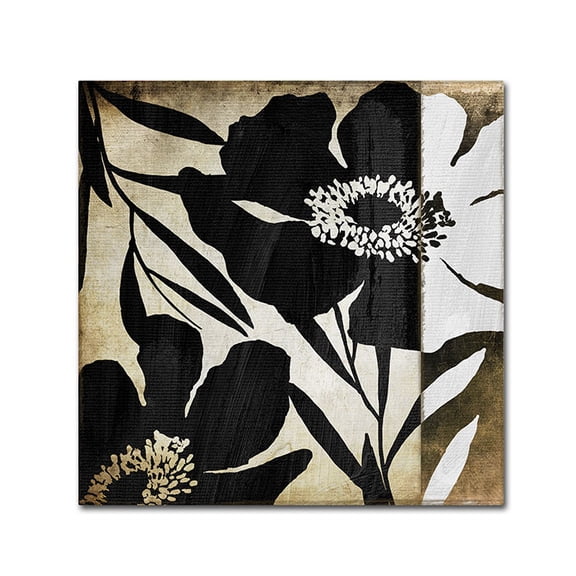 Trademark Fine Art "Floral Jungle Lines II" Canvas Art by Color Bakery