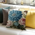thumbnail image 3 of PRATYUS Party Decor Flowers Butterflies Detailed Painting Pillow Cushion Case for Home Sofa Couch Set of 1 20x20in, 3 of 5