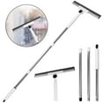 thumbnail image 6 of Belanttega 3 In 1 Telescopic Squeegee Window Mesh Screen Brush Dual-Sided Cleaning Blade Long Handle Window Mop Squeegee Wiper Household Cleaner Water Stain Cleaning Scraper Broom, 6 of 7