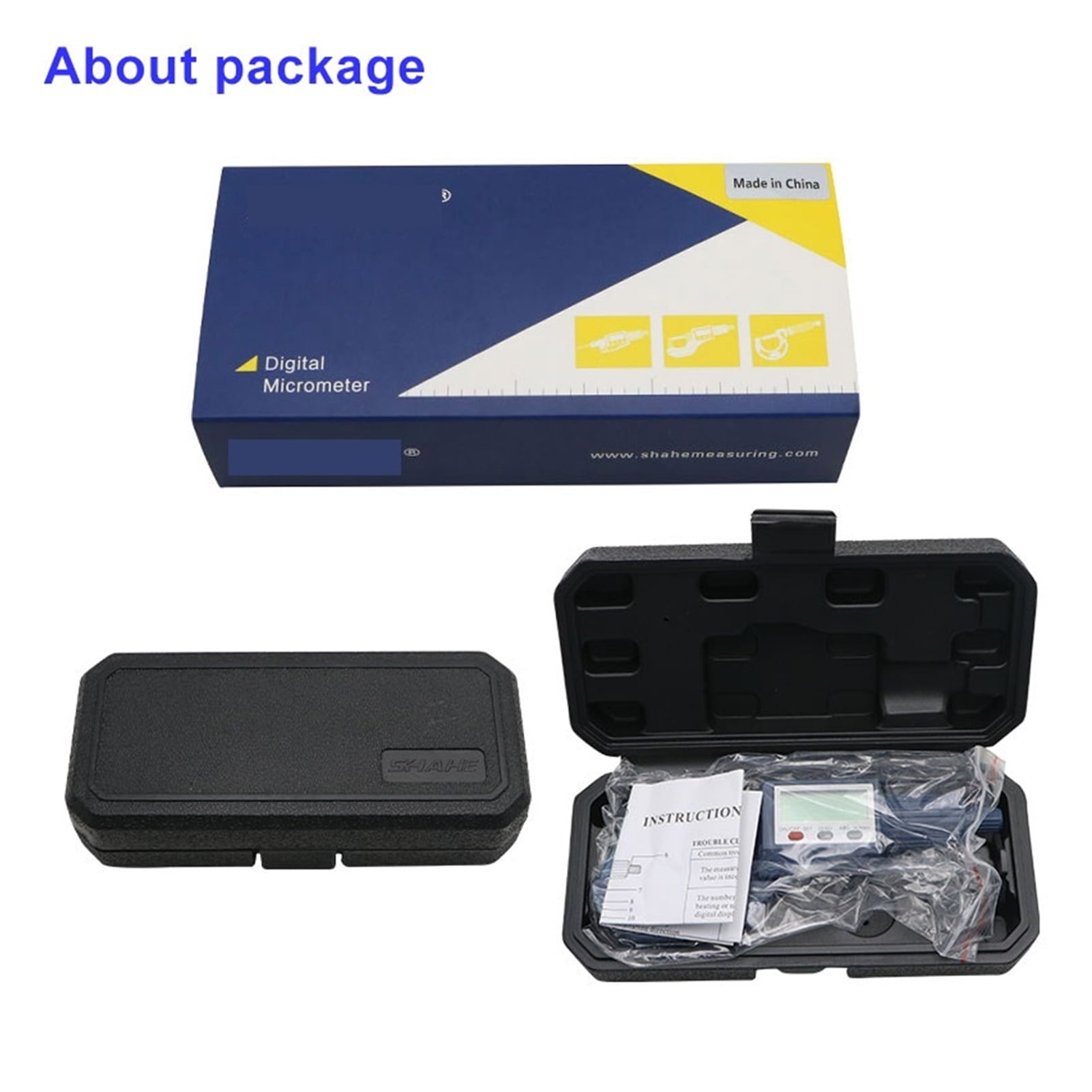 25-50 mm Digital Micrometer Electronic Micrometer 0.001 mm Micron Outside Micrometer Caliper Gauge Measuring Tools