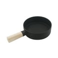 thumbnail image 3 of Elodie Cast Iron Frying Pan Nonstick Wood Handle Cookware Omelette Pan for Rvs Home 16cm, 3 of 8