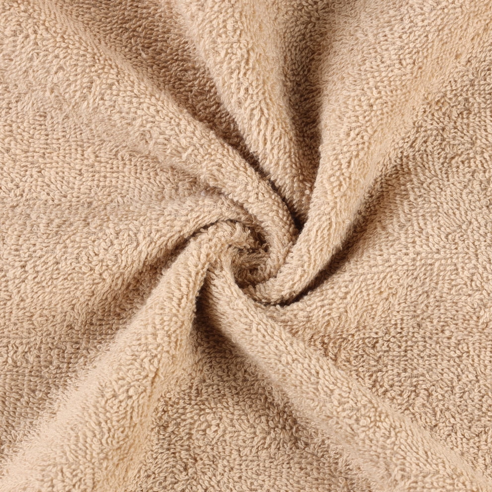 Superior Eco-Friendly Cotton Solid 6-Piece, Camel, Towel Set