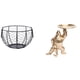 thumbnail image 1 of Cesta de huevos,Cesta multiusos para huevos,cesta tejida de alambre de hierro,Cesta de almacenamiento de alambre para huevos Cesta de almacenamiento portátil,Estatua,Bandeja para servir, 1 of 8