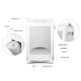 thumbnail image 2 of Aspirador Automático EyeVac Pro Blanco Ultra Rápido y Potente con Sensores Automáticos 1400 W, 2 of 5