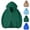 Green, variant on Zpzdpjkx Hooded Zip Jacket Oversized Loose Double Full Zip Hoodie Solid Color Soft Casual Hooded Sweatshirt for Mens