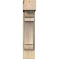 thumbnail image 2 of Ekena Millwork 8"W x 26"D x 38"H Olympic Block Rough Sawn Bracket w/ Offset Brace, Douglas Fir, 2 of 25