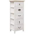 thumbnail image 6 of vidaXL Side Cabinet Chest of Drawers Sideboard Buffet Storage Paulownia Wood, 6 of 20
