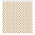thumbnail image 3 of Ambesonne Walnut Shower Curtain, Abstract Design Nuts Pattern, 69"Wx84"L, Almond Amber, 3 of 3