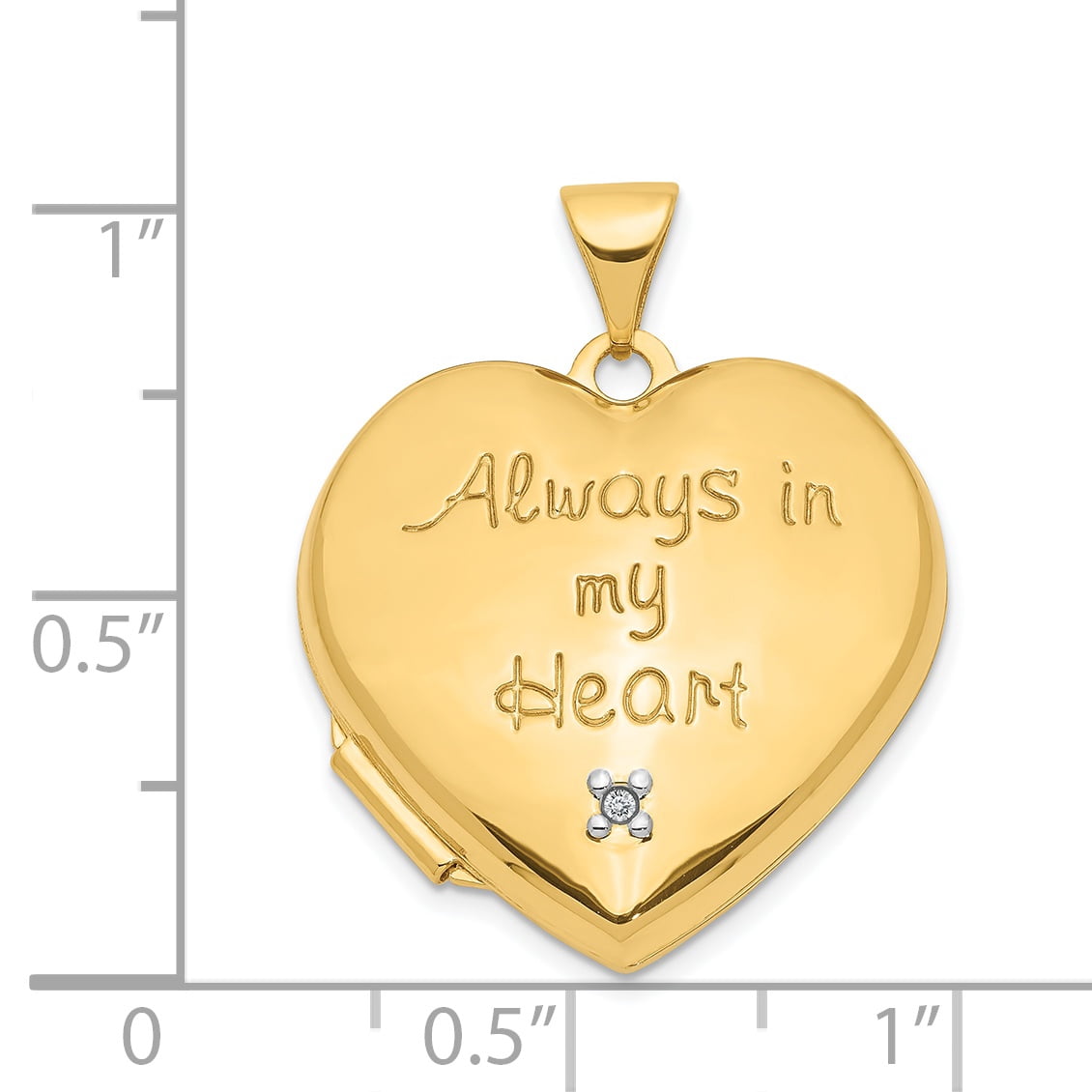 Pendant Locket Chain Necklace 