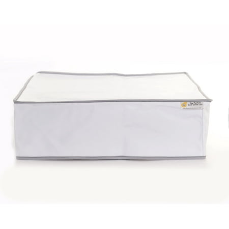 Printer Cover Compatible with HP Smart Tank 5102 Wireless All-in-One Printer, White Nylon, Anti Static and Waterproof Printer Dust Cover by Perfect Dust Cover LLC