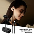 thumbnail image 3 of Type C Wired Earbuds with Stereo Sound and Noise Canceling for All-Day Use, Soft Silicone Ear Tips, 3 of 7