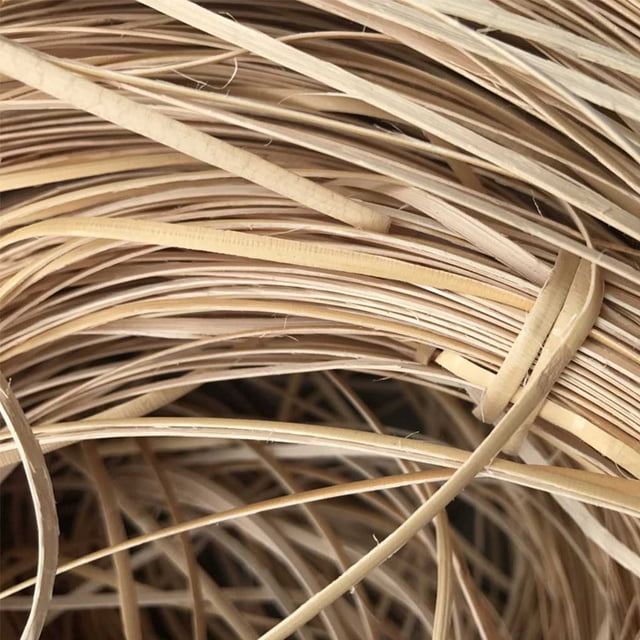Ounissouiy 1 Juego de correas de ratán Natural portátil profesional DIY reparación tejer sillón artesanía hacer cinta muebles suministros Decoración del hogar 2 mm de ancho Ounissouiy HA065591-04