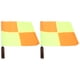 thumbnail image 5 of Bandera De árbitro De Fútbol, ​​bandera De Linesman, 2 Uds., Banderas De Linesman Con Mango, Bandera De Señal Con Bolsa Para Partido Para Competición Deportiva ANGGREK Referee Hand Flag, 5 of 8