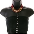 thumbnail image 3 of Mi Amore Adjustable Collar-Necklace Red/Gold-Tone, 3 of 3