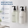thumbnail image 5 of 6 Piece Self Adhesive Shower Bottle Rack Set, Wall Mounted Shampoo Hangers for Bathroom Storage, TIKA, 5 of 9