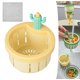 thumbnail image 1 of Cesta coladora de fregadero de cocina de cactus con vertido automático - Mejor para restos de comida y prevención de atascamientos, filtro de desagüe fácil de limpiar con cesta elevadora, 1 of 3