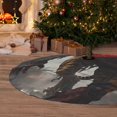 thumbnail image 2 of Cauagu 48" Christmas Tree Skirt Ruins Tiger Warrior Pattern Christmas Tree Decorations Tree Mat for Xmas Decorations Occasion Holiday Home Decor -48", 2 of 7