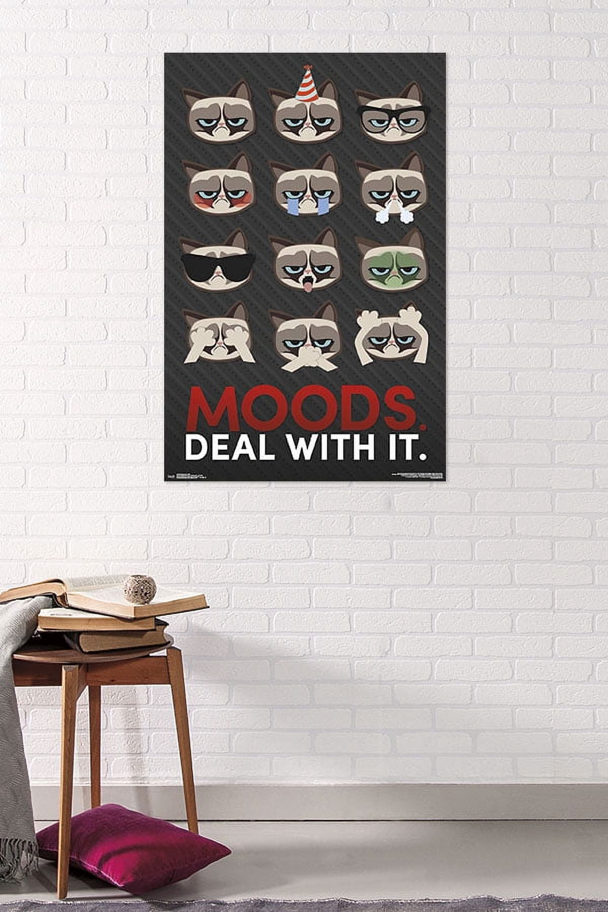 Grumpy Cat - Grid Wall Poster, 22.375" x 34"