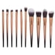thumbnail image 1 of Brocha para cosméticos, juego de 10 brochas de maquillaje, brocha para cara, brocha para polvo, ingeniería de precisión, 1 of 9