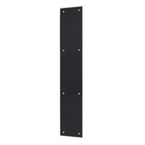 3.5 x 20 in. Push Plate, Black - Solid