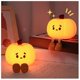 thumbnail image 2 of Lámpara de Noche con Forma de Calabaza, Lámpara Táctil con Forma de Calabaza, 3 Niveles de Brillo, Luz de Noche Cálida y Recargable de Silicona Suave, 2 of 6