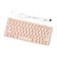 thumbnail image 1 of Teclado con cable de 78 teclas, ideal para regalar, práctico, compacto, moderno, silencioso. rosa, 1 of 9