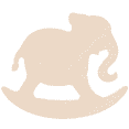 thumbnail image 5 of Wood Shape Rocking Elephant 6x6", 5 of 6