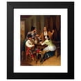 thumbnail image 2 of Angel María Cortellini Hernández 15x18 Black Modern Framed Museum Art Print Titled - No More Wine. Tavern Scene (1847), 2 of 5