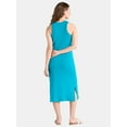 thumbnail image 2 of Time and Tru Women's High Neck Tank Dress, XS-XXXL, 2 of 4