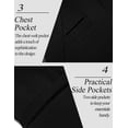 thumbnail image 4 of COOFANDY Mens Slim Fit Premium Stylish Suit Coat Jacket Modern Business Blazers, 4 of 6