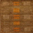 thumbnail image 1 of Ahgly Company Indoor Square Abstract Sedona Brown Area Rugs, 3' Square, 1 of 2
