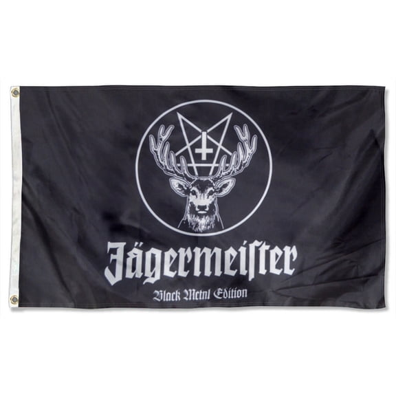 Yanbooch jagermeister black Flags Banner Home Yard Garden Decor 3x5Feet